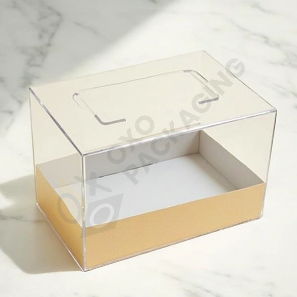 custom clear lid gift boxes