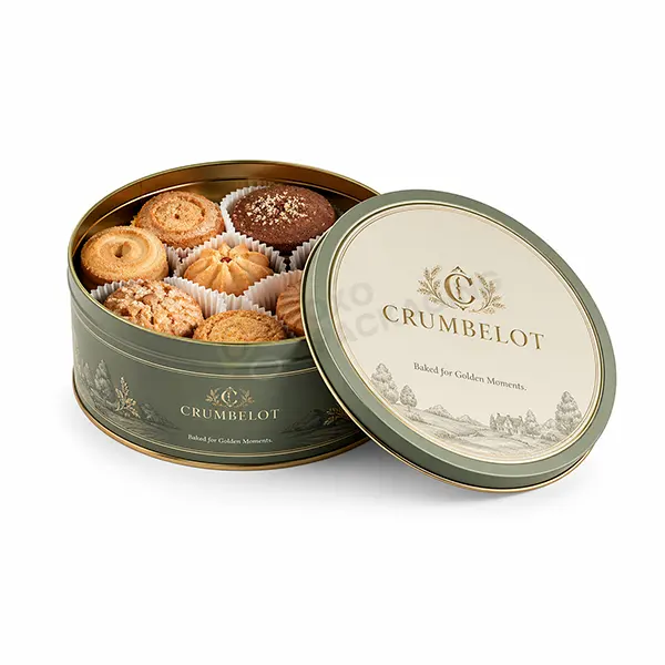 custom Printed cookie tin boxes