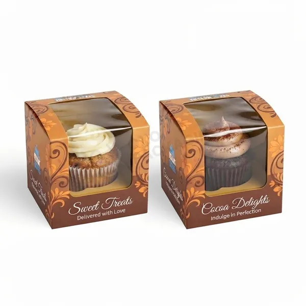 custom cupcake boxes with logo