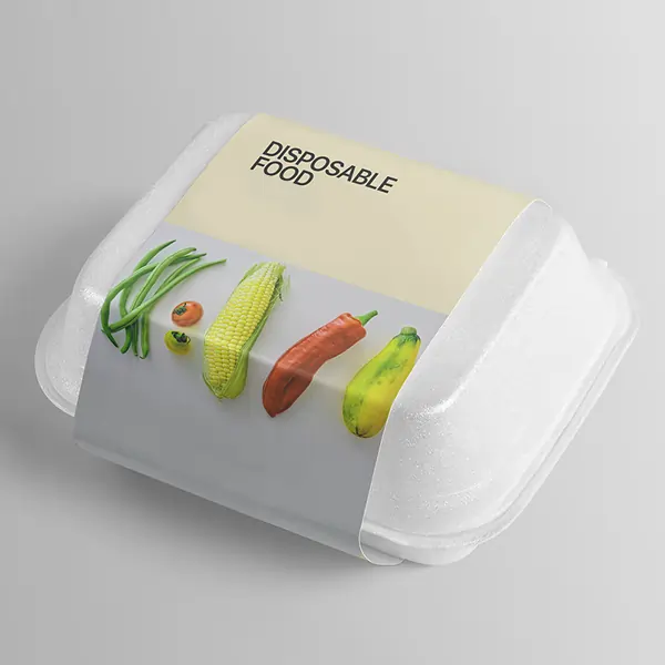 custom disposable food container