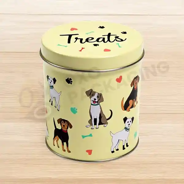 Custom Dog Treat Tin