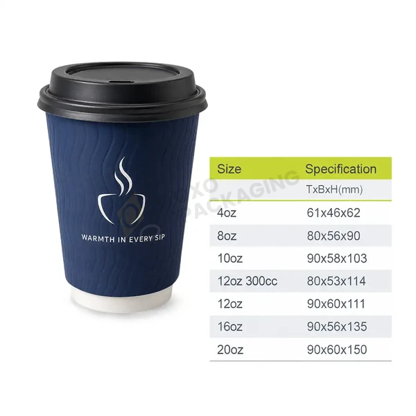 custom double wall paper cups​ wholesale