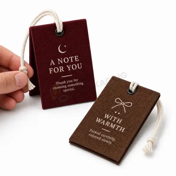Custom Fabric Hang Tags bulk
