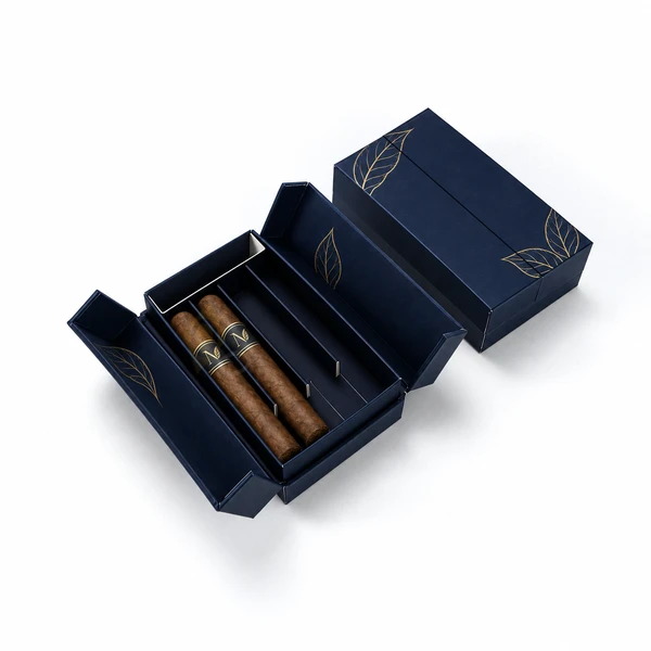 Custom Flip Top Cigar Paper Boxes