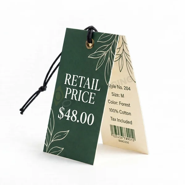 Custom Folded Hang Tags