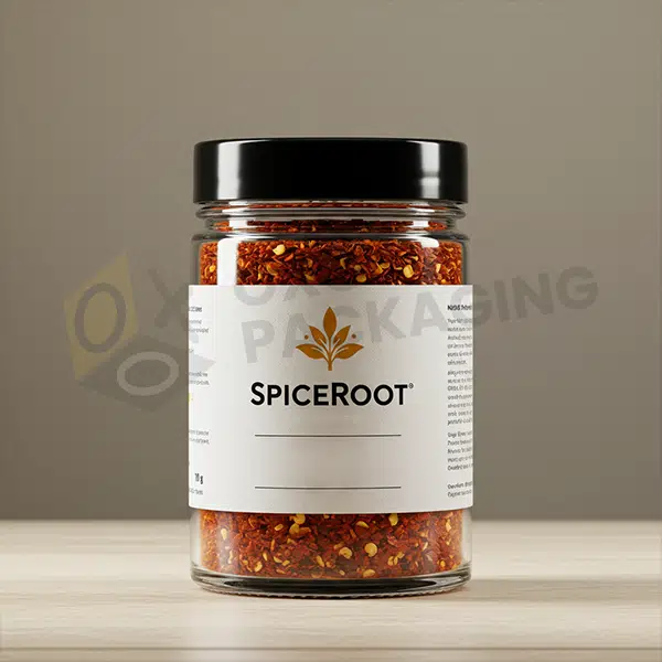 custom glass spice jars