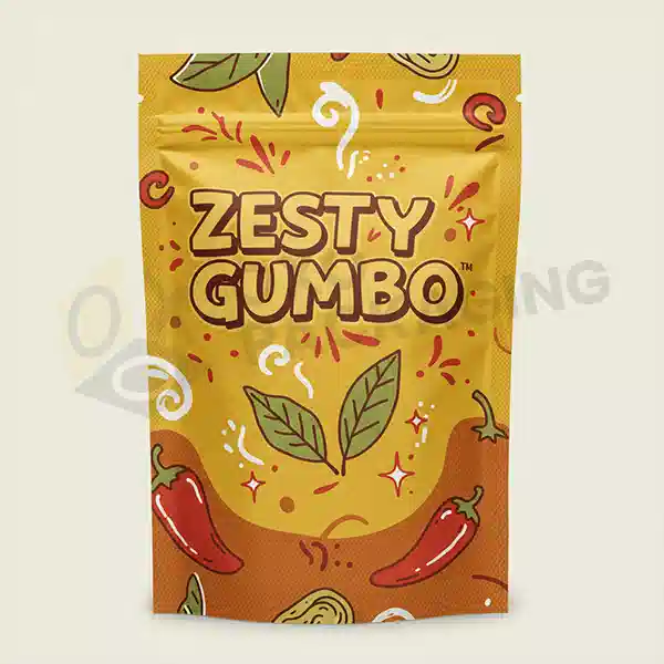 Custom Gumbo Mylar Bags