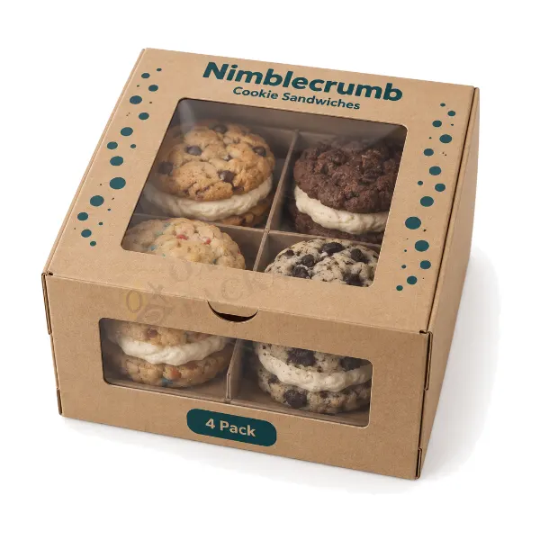 Custom Kraft Cookie Boxes wholesale
