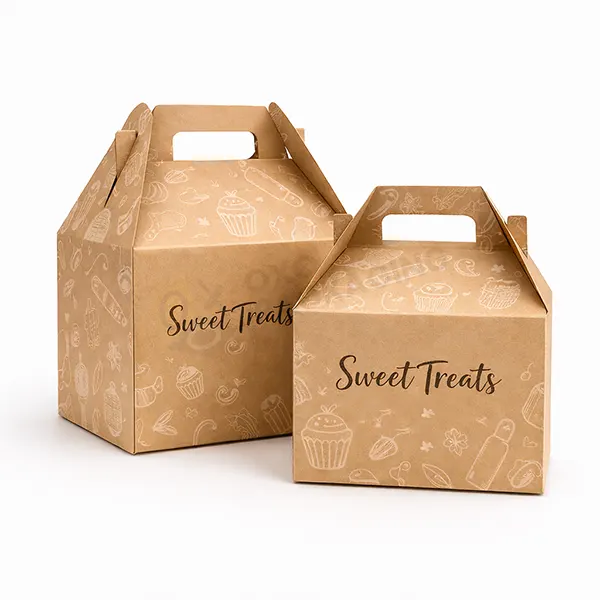 kraft gable packaging boxes