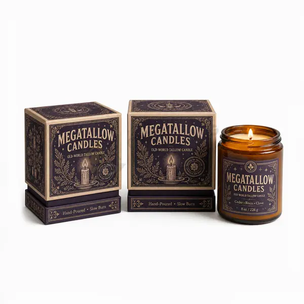 Custom magetallow candle boxes​