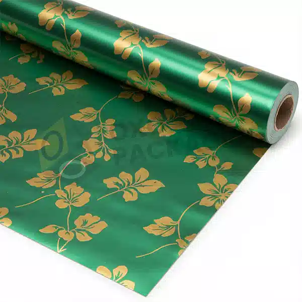 custom metallic wrapping paper