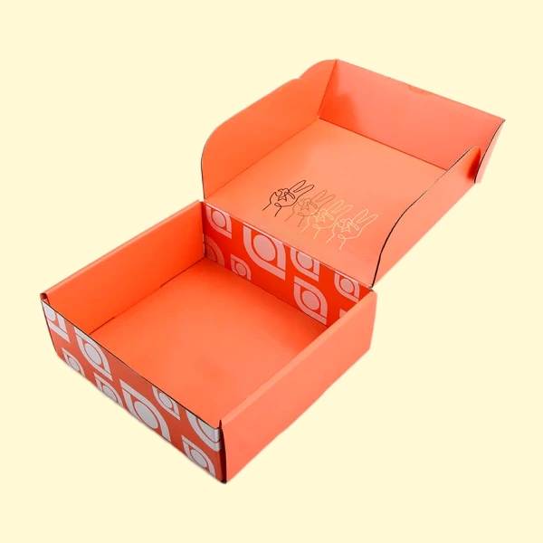 custom orange mailer boxes