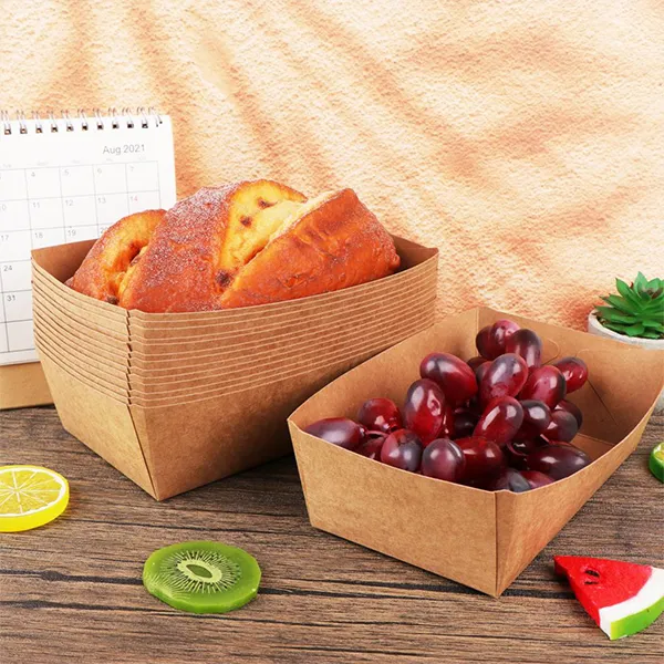 custom paper food trays boxes