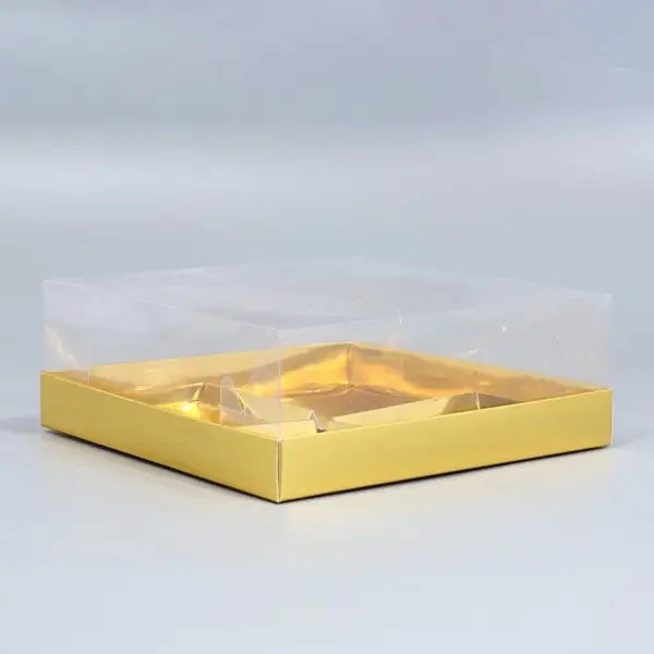 printed clear lid box
