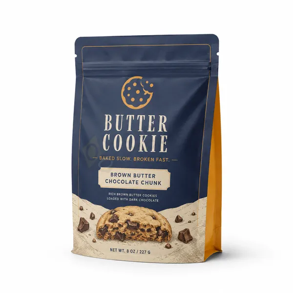 Custom Printed Cookie Mylar Bags