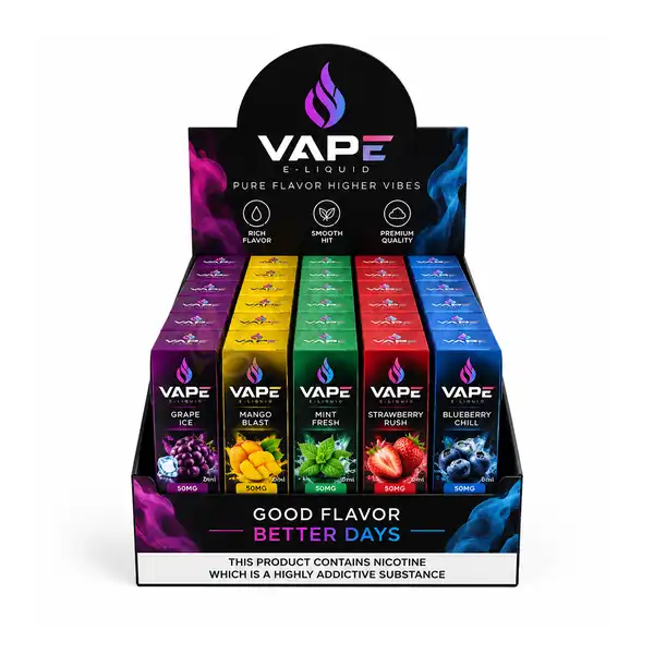 Custom Printed E-liquids Boxes Wholesale
