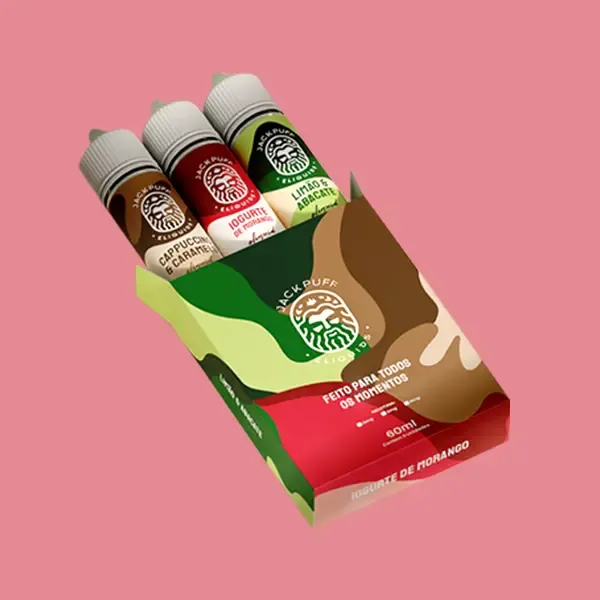 Custom Printed E-liquids Packaging