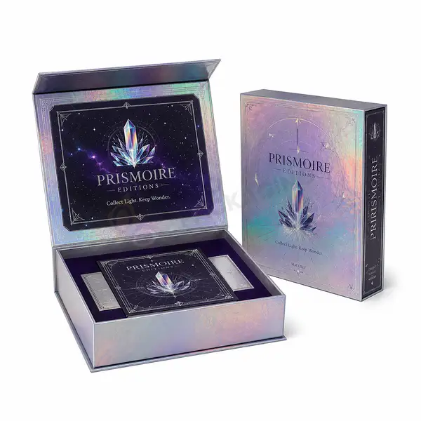 Custom Printed Holographic Magnetic Closure Boxes