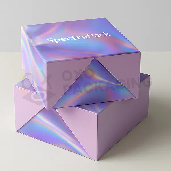 Custom Printed Holographic Rigid Boxes