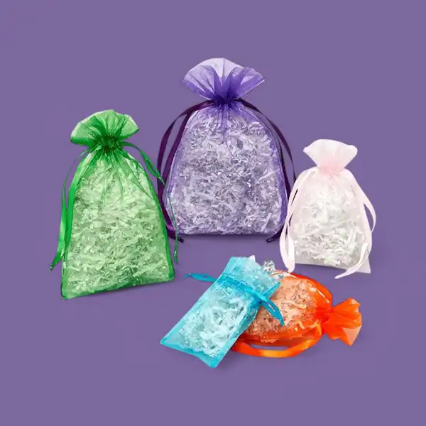 custom printed organza bags
