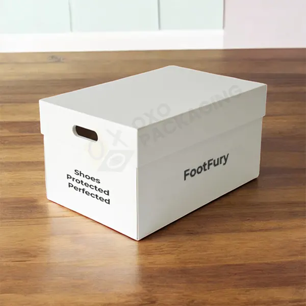 custom printed rigid shoes boxes