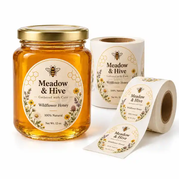 custom printed roll labels