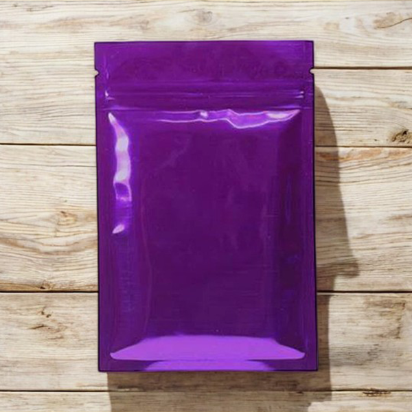 Custom Purple Mylar Bags Packaging