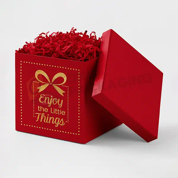 Custom Red Gift Boxes