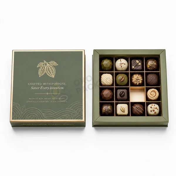 Custom Rigid Chocolate Boxes OXO Packaging