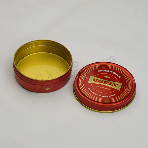 Custom Round Aluminum CBD Balm Tin Bulk