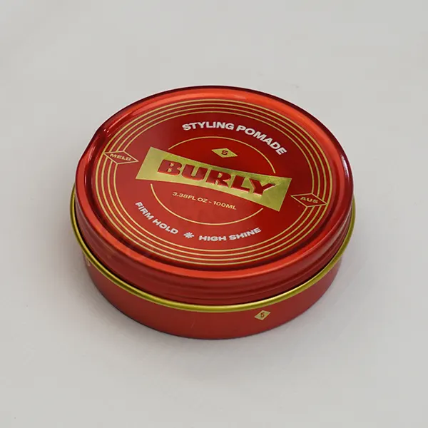 Custom Round Aluminum CBD Balm Tin