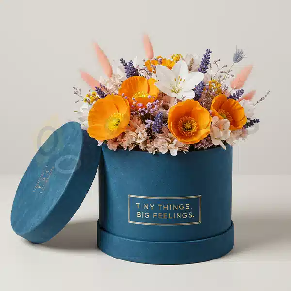 Custom Round Flower Boxes