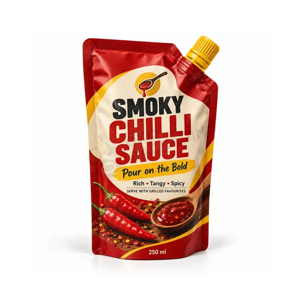 Custom Sauces Spout Pouches bulk