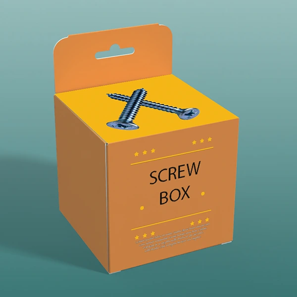 custom screw box with logo