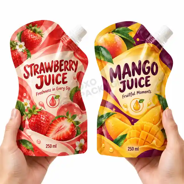Custom Shaped Spout Pouch bulk