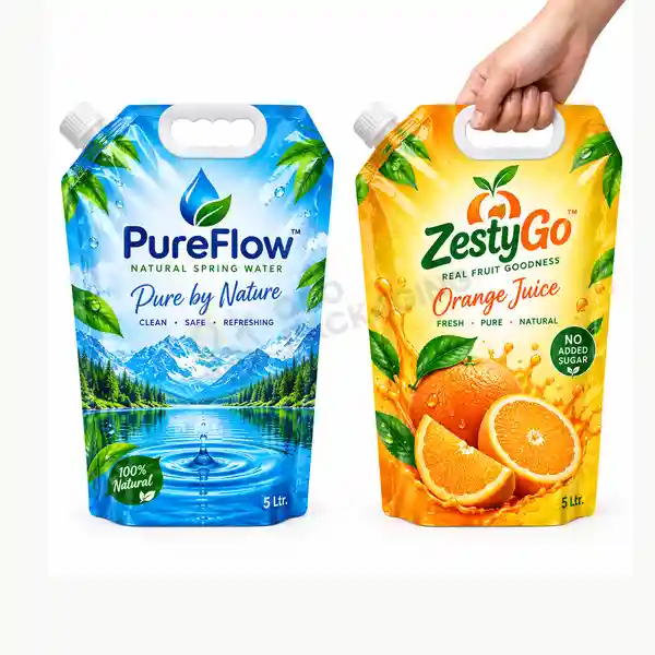 custom Spout Pouch With Handle
