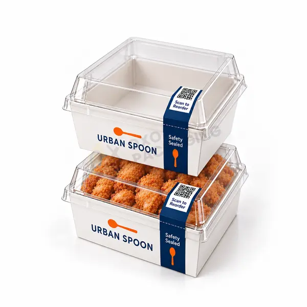 Custom Square Tamper-Evident Food Box wholesale