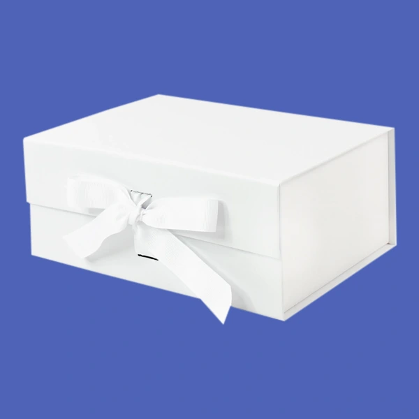 custom sturdy white gift boxes