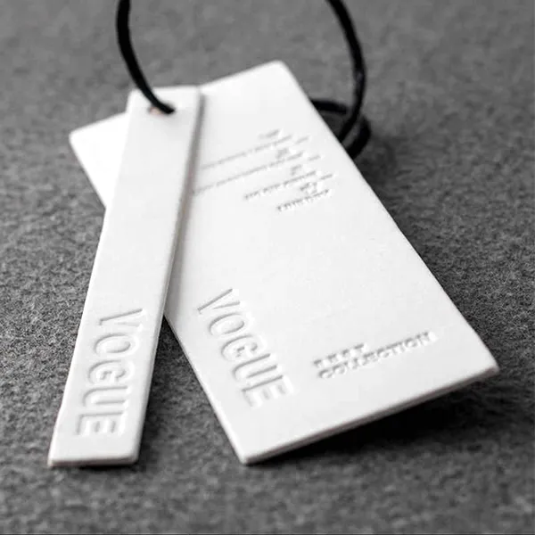 custom printed tag