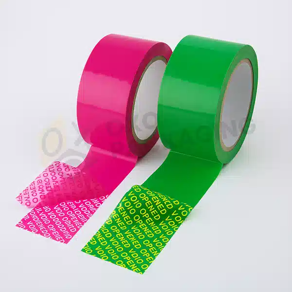 custom tamper evident tape
