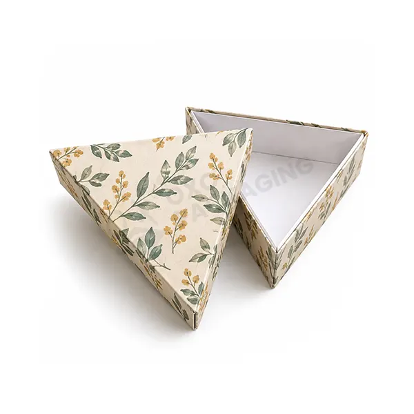 Custom Triangle Paper Gift Boxes wholesale