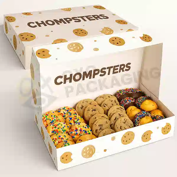 Custom White Cookie Boxes