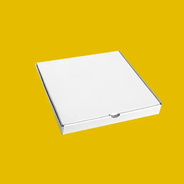 Custom White Pizza Packaging Boxes