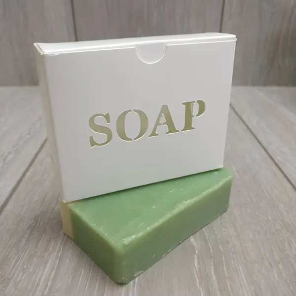 custom white soap boxes