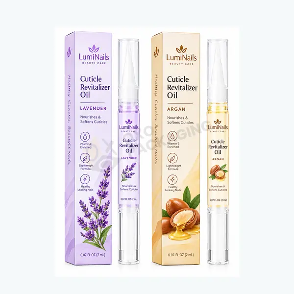 custom cuticle oil pen packaging
