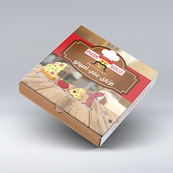 digital printed pizza box packaging