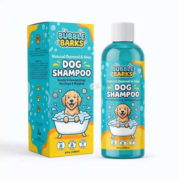 Dog Shampoo Packaging