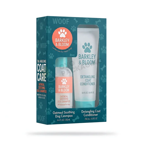 custom dog shampoo packaging