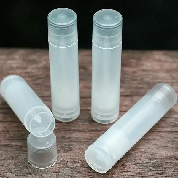 empty lip balm tubes