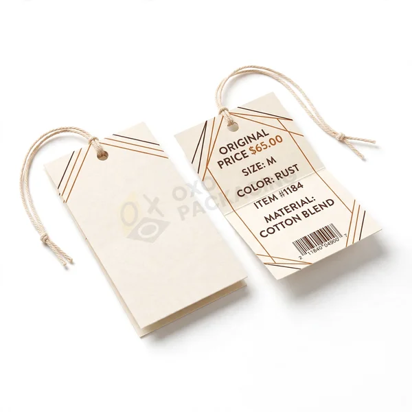 Folded Hang Tags Wholesale